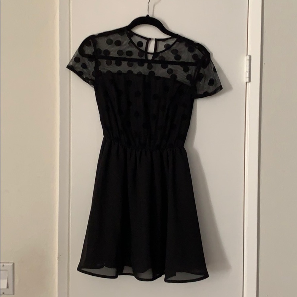 Black skater dress